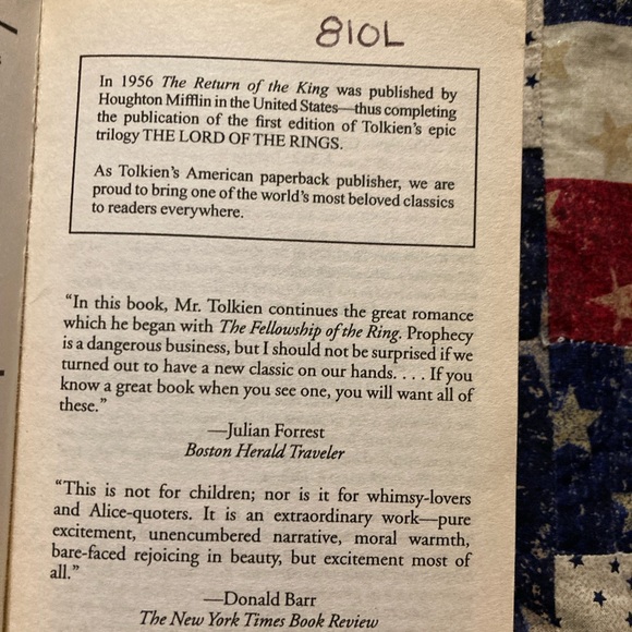 3 books by JRR Tolkien. Fellowship of the ring, two towers return of the king - Picture 2 of 13
